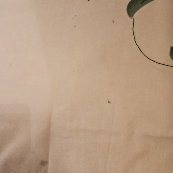 Set of Vintage Hand Embroidered Table Square PLUS 4 Napkins - Picture 5 of 7